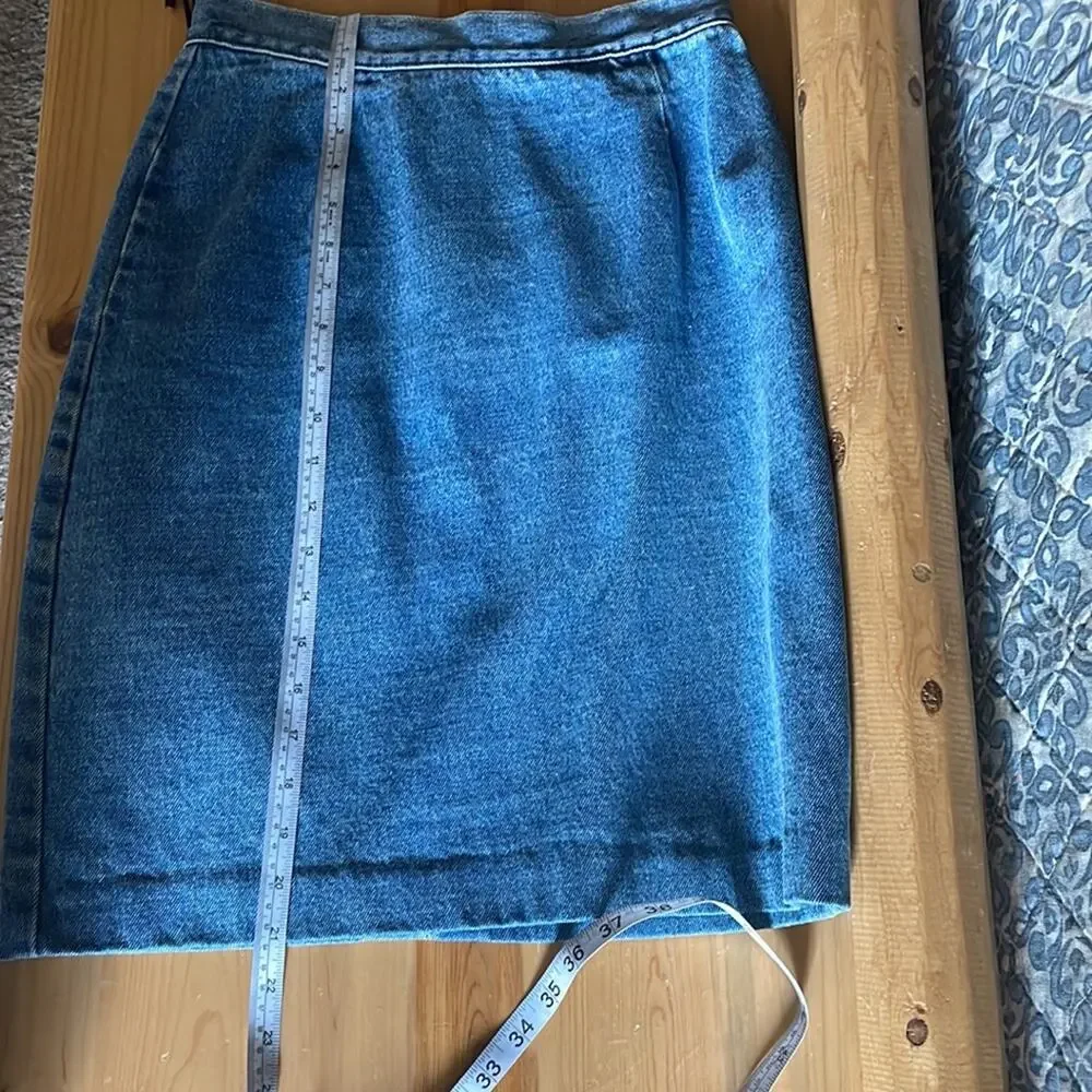 Vintage 90’s Union Bay stonewash denim pencil skirt junior’s 11